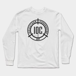 Cybersecurity IOC Indicators of Compromise Scope Sight Long Sleeve T-Shirt